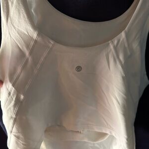 CRZ YOGA Cream Crop Top